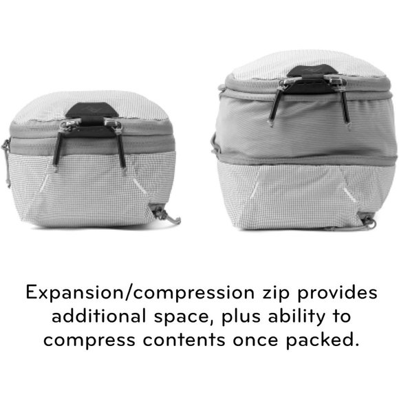 4.5L to 9L Nylon Cube Small for Quick and Efficient Packing Straight Zip - Picture 3 of 7